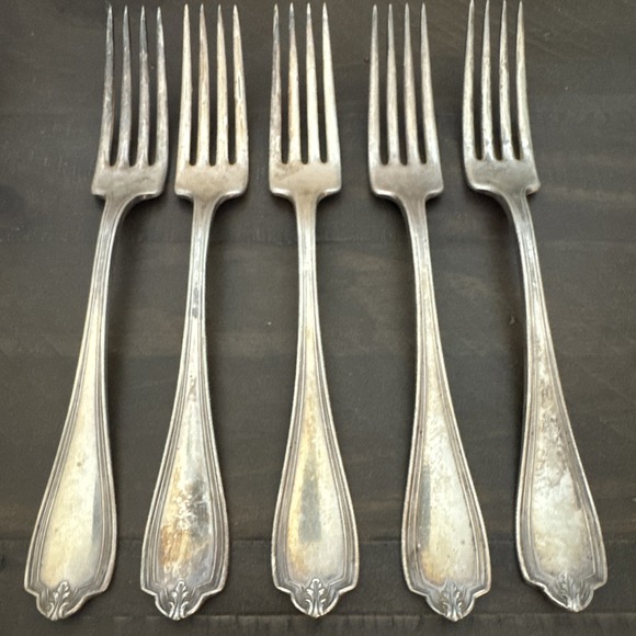 International Silver Other - International Silver Silverplate BILTMORE Dinner Forks Set. Of 5